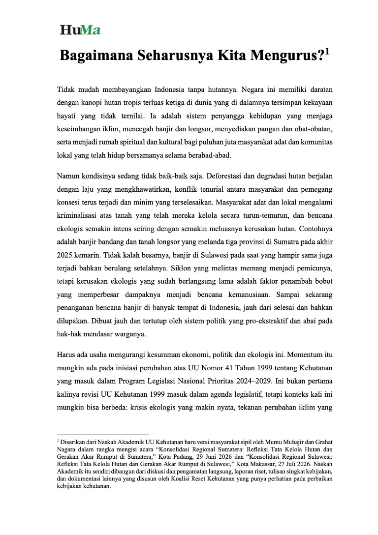 Bagaimana Seharusnya Kita Mengurus